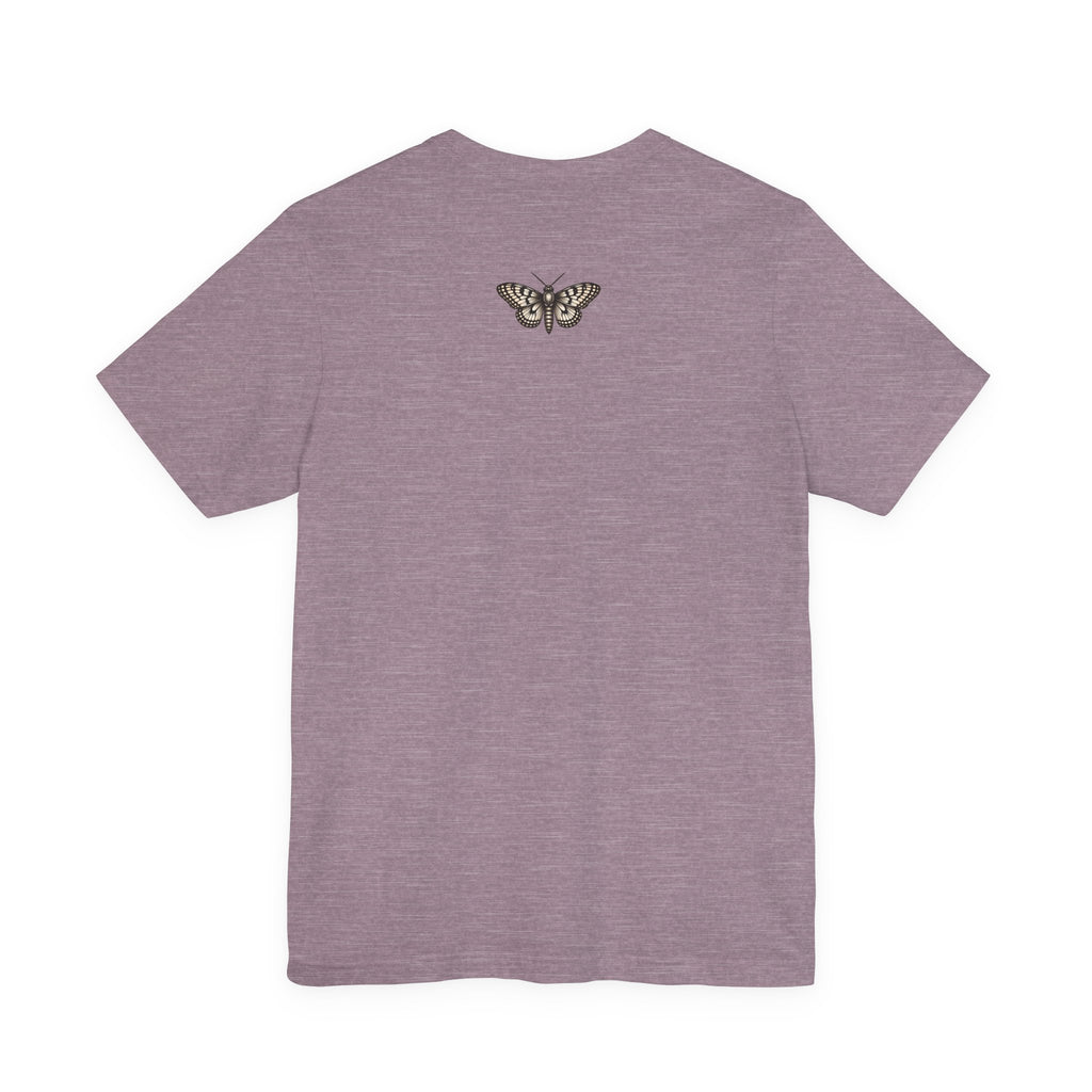 Gothic Botanical 'Look Don't Touch' Tee | Dark Floral Illustration