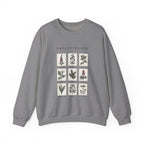 Toxicology Field Notes botanical print Sweatshirt | Gothic botanicals, vintage herbarium — view 4
