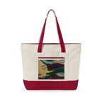 Peace…Finally – Abstract Art Zippered Canvas Tote | Original Artist Carryall — view 6