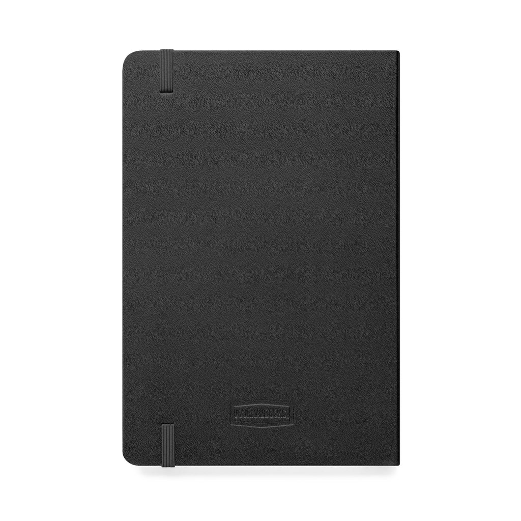 Customizable hardcover notebook with lined cream pages and personalized message option — product view 14