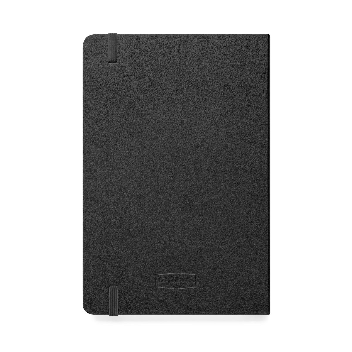 Customizable hardcover notebook with lined cream pages and personalized message option — product view 14