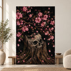 Night Garden No. 001 — Gothic Skull & Cherry Blossom Fine Art Print | Abbey Johanna — view 12