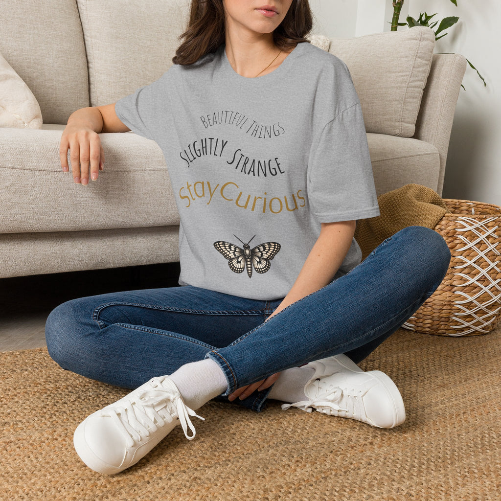 Beautiful Things Are Slightly Strange — Unisex Graphic Soft T-Shirt