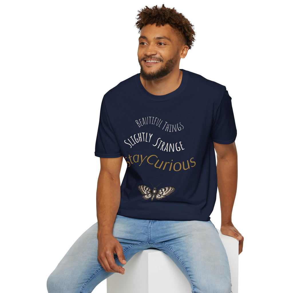 Beautiful Things Are Slightly Strange — Unisex Graphic Soft T-Shirt