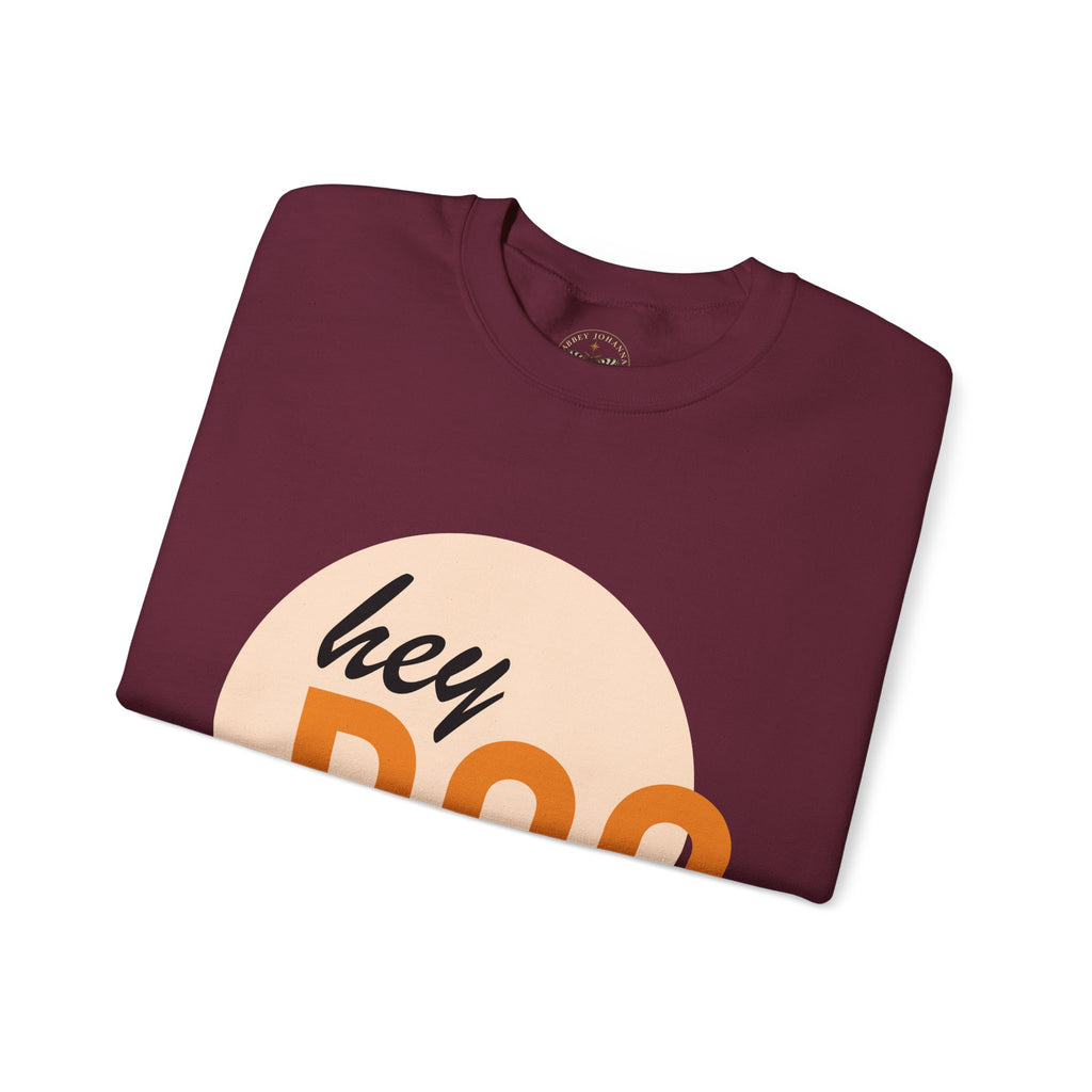 hey BOO Crewneck Sweatshirt — Cute Halloween Graphic Pullover — view 14
