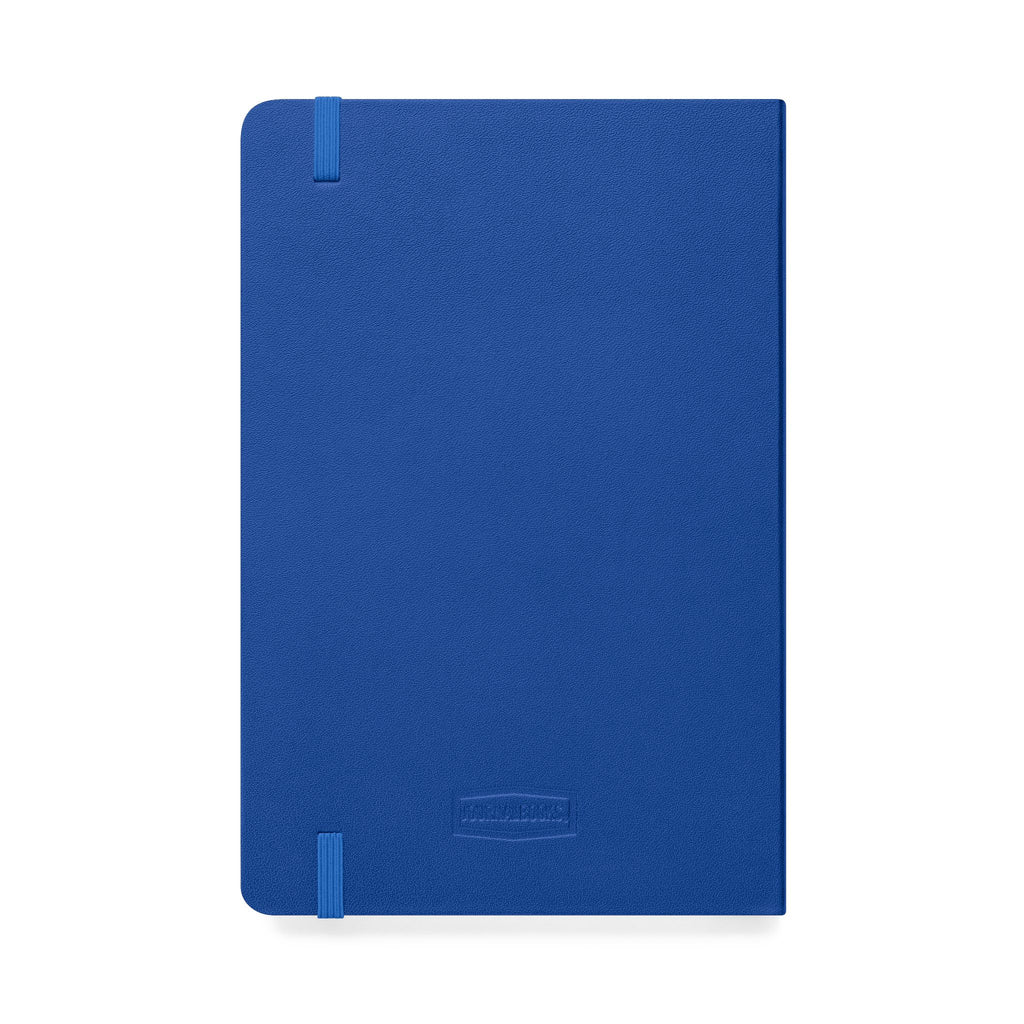 Customizable hardcover notebook with lined cream pages and personalized message option — product view 17