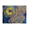 Abstract Moon Swirl Poster — Colorful Whirlwind Wall Art (Rolled Poster) — view 2