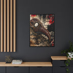 Odd Co. Beauty is Decay – Plague Doctor Framed Canvas | Gothic Dark Wall Art — view 16