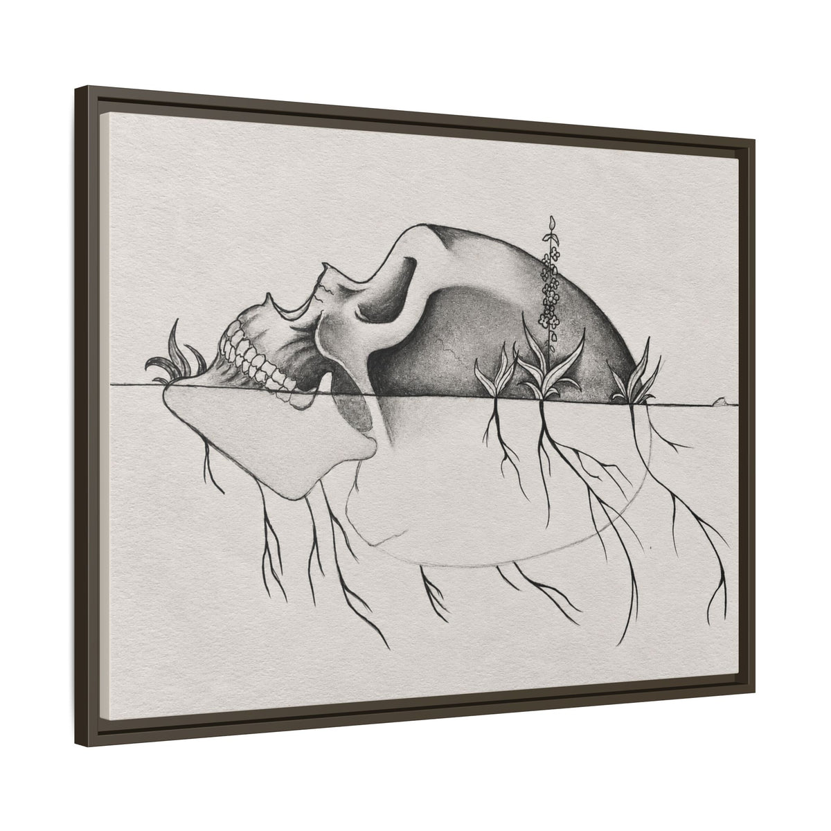 What Remains — Framed Canvas Art | Original Artwork by Abbey Johanna — view 2