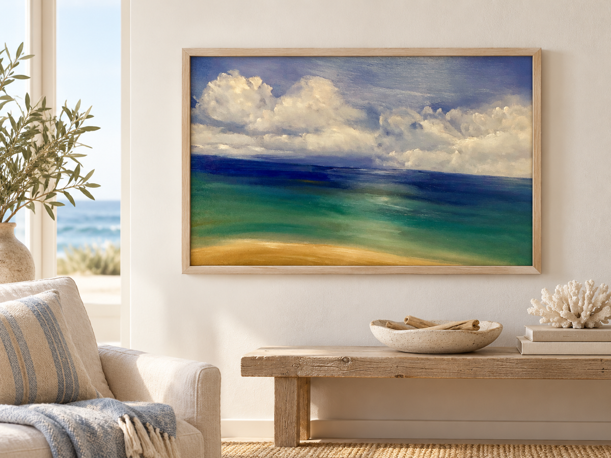 Fade Away – Coastal Ocean Wall Art Print | Moody Seascape Fine Art — product image 1