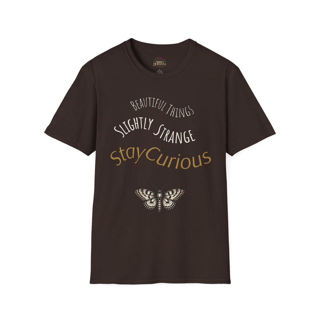Beautiful Things Are Slightly Strange — Unisex Graphic Soft T-Shirt