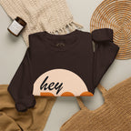 hey BOO Crewneck Sweatshirt — Cute Halloween Graphic Pullover — view 18