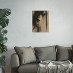 Moody Dark Portrait Wall Art | Charcoal & Graphite Fine Art Print — view 15