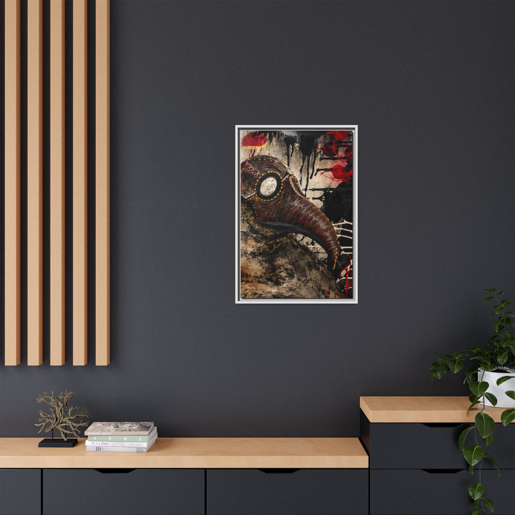 Odd Co. Beauty is Decay – Plague Doctor Framed Canvas | Gothic Dark Wall Art — view 43