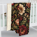Midnight Garden Sherpa Throw | The Fall Collection