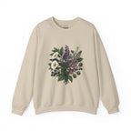 Gothic Floral Crest “Look Don't Touch” Sweatshirt | Gothic Botanicals