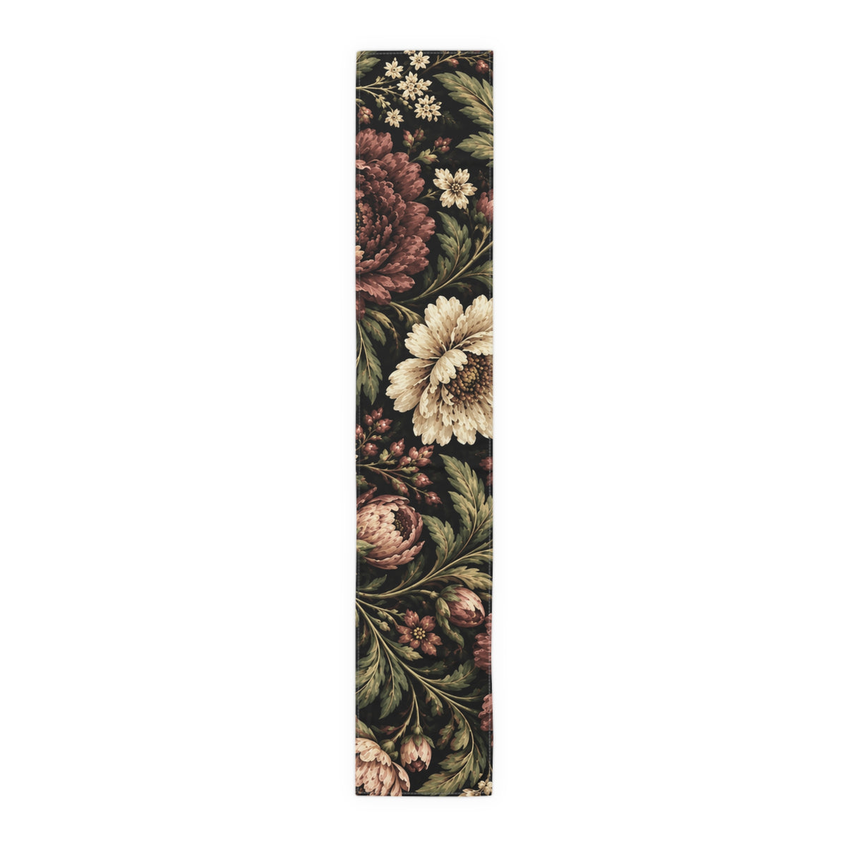 Midnight Garden cotton table runner – product view 2