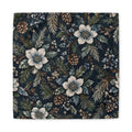 Midnight Winter Garden Cotton Twill Napkin | The Winter House Collection