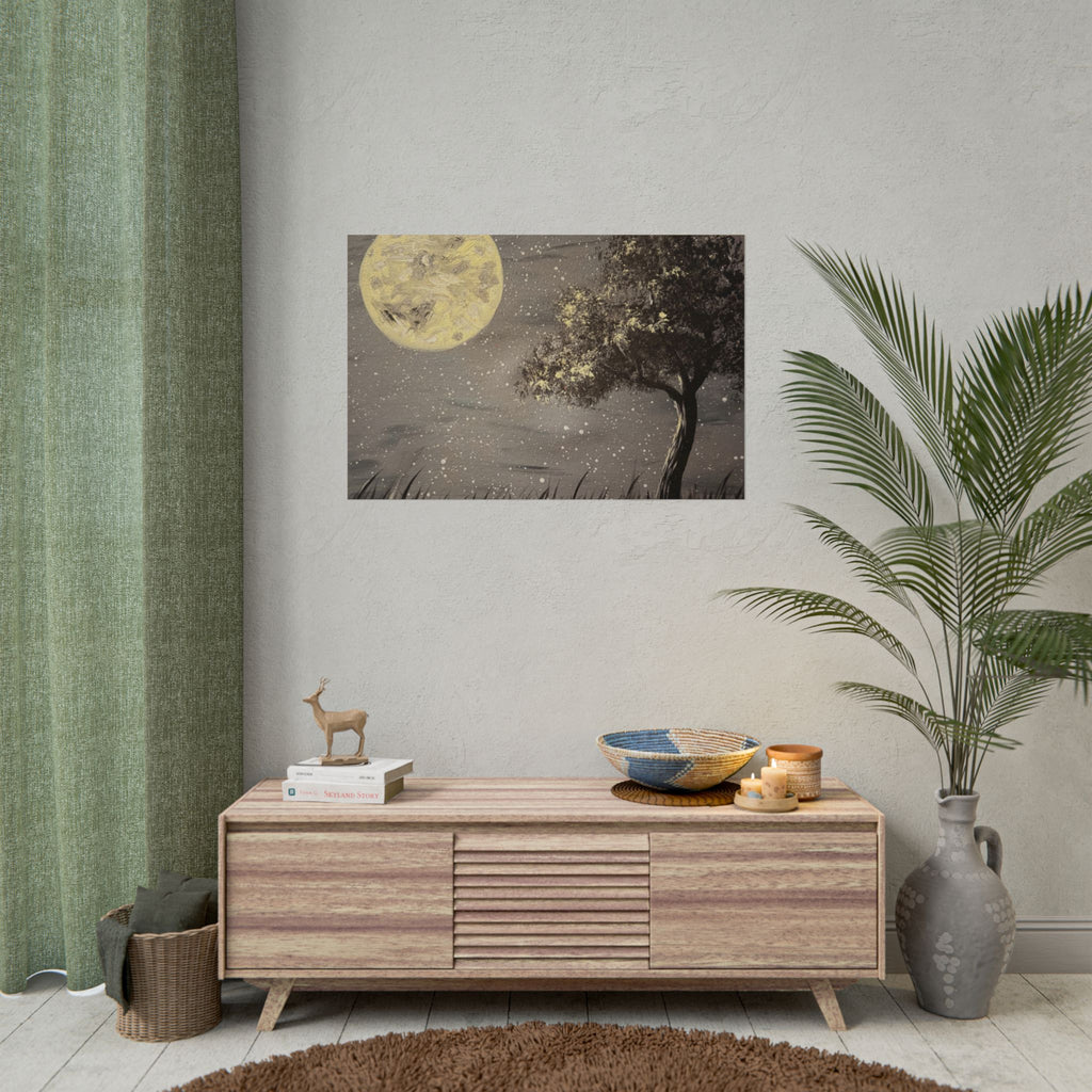Thieves Moon – Moon Wall Art Print | Celestial Night Landscape | Moody Fine Art — view 31