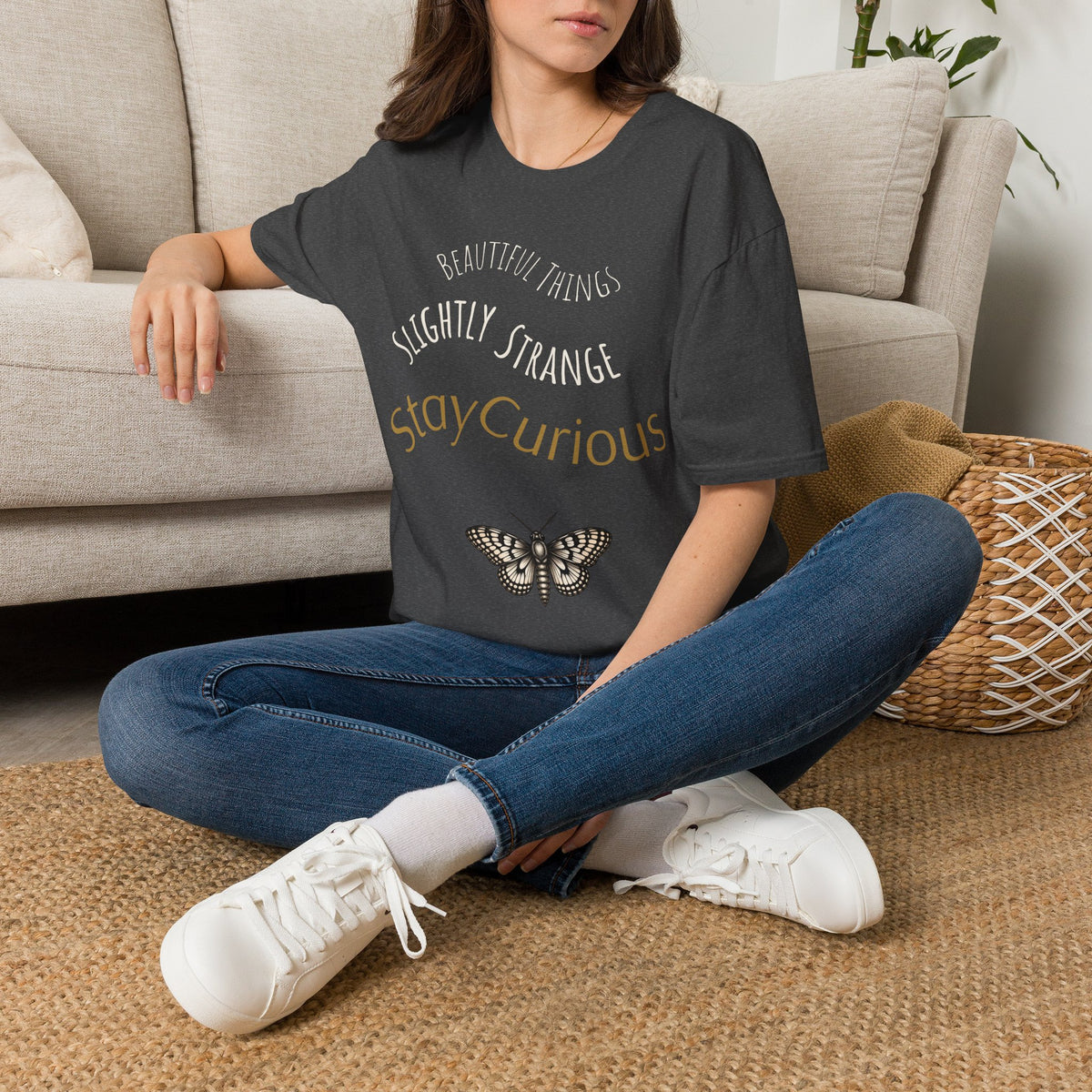 Beautiful Things Are Slightly Strange — Unisex Graphic Soft T-Shirt