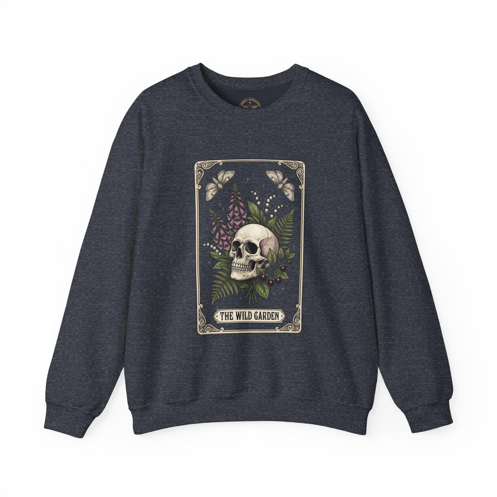 Skull & Fern Gothic Botanicals Sweatshirt | The Wild Garden crewneck — view 5