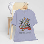 Skate Till Late Skateboard Tee | Traditional Tattoo Flash, Swallows & Banner — view 12