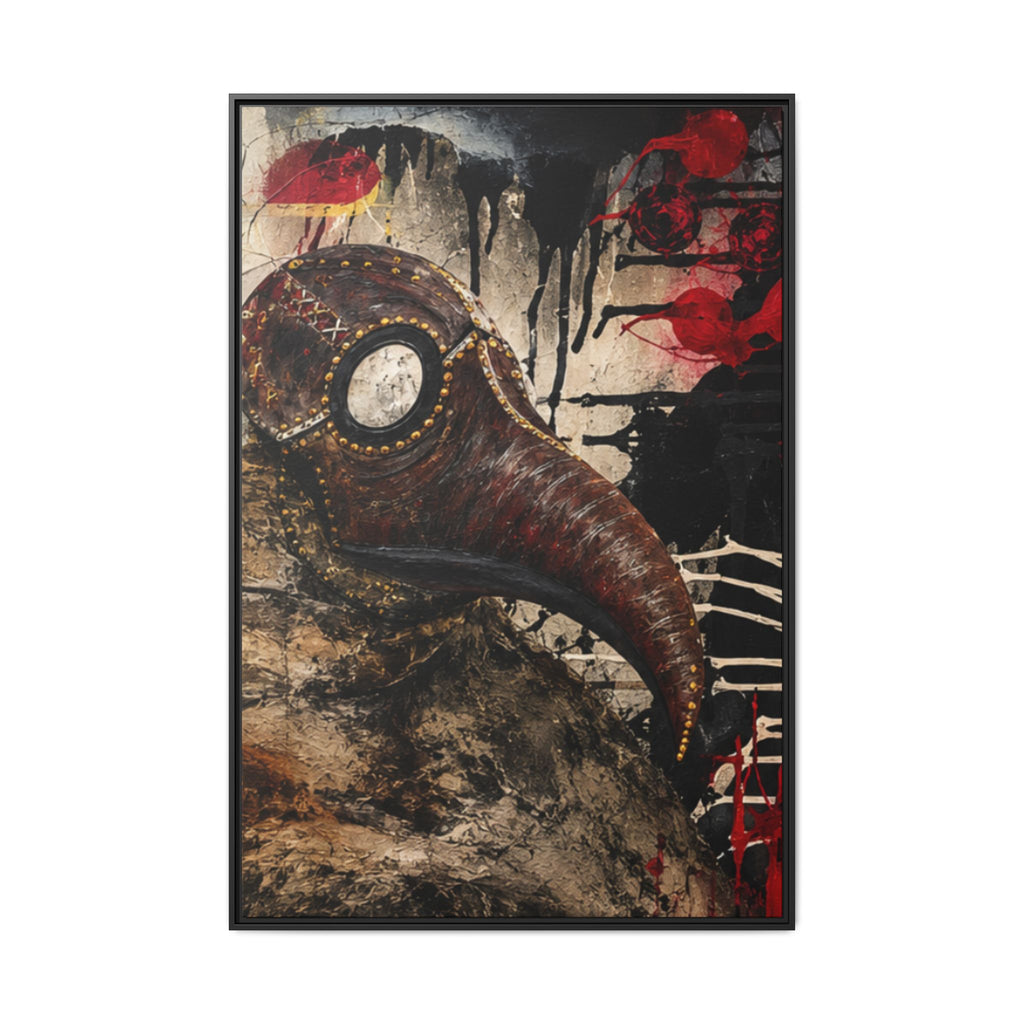 Odd Co. Beauty is Decay – Plague Doctor Framed Canvas | Gothic Dark Wall Art — view 22