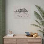 What Remains – Botanical Skull Wall Art | Original Charcoal & Graphite Drawing Print — view 20