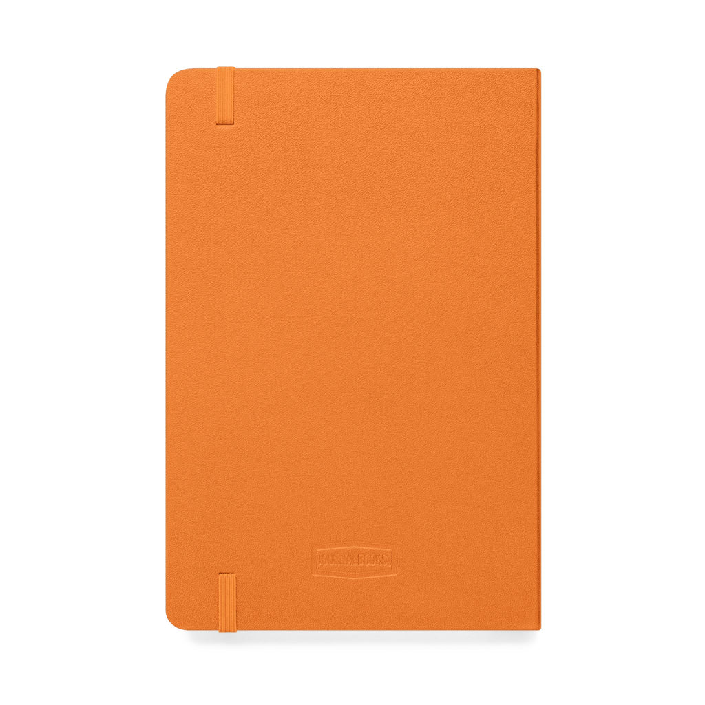 Customizable hardcover notebook with lined cream pages and personalized message option — product view 12
