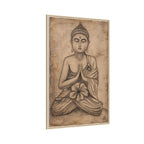 The Quiet Within — Framed Canvas Art | Original Pencil-on-Canvas Artwork by Abbey Johanna — view 6