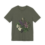 Gothic Botanical 'Look Don't Touch' Tee | Dark Floral Illustration