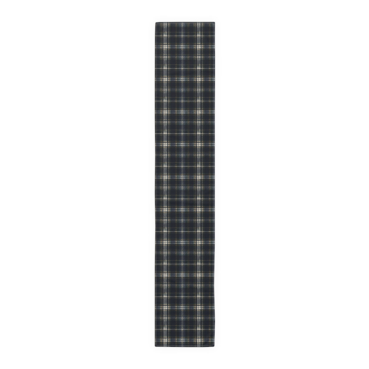 Nocturne Tartan Cotton Twill Table Runner | The Winter House Collection