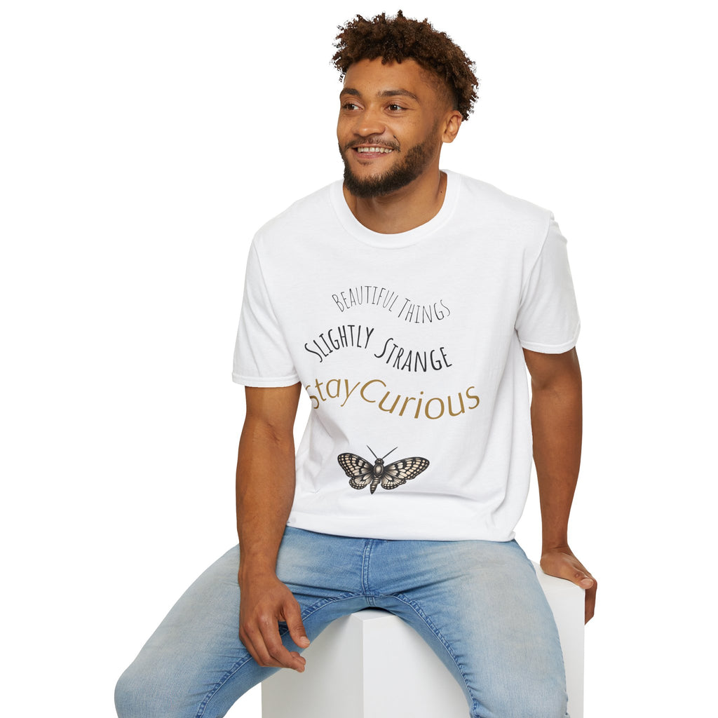 Beautiful Things Are Slightly Strange — Unisex Graphic Soft T-Shirt