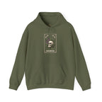 Skull & Fern Tarot Card Hoodie | Gothic Botanicals, Victorian Macabre — view 5