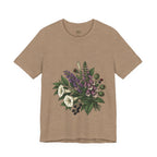 Gothic Botanical 'Look Don't Touch' Tee | Dark Floral Illustration