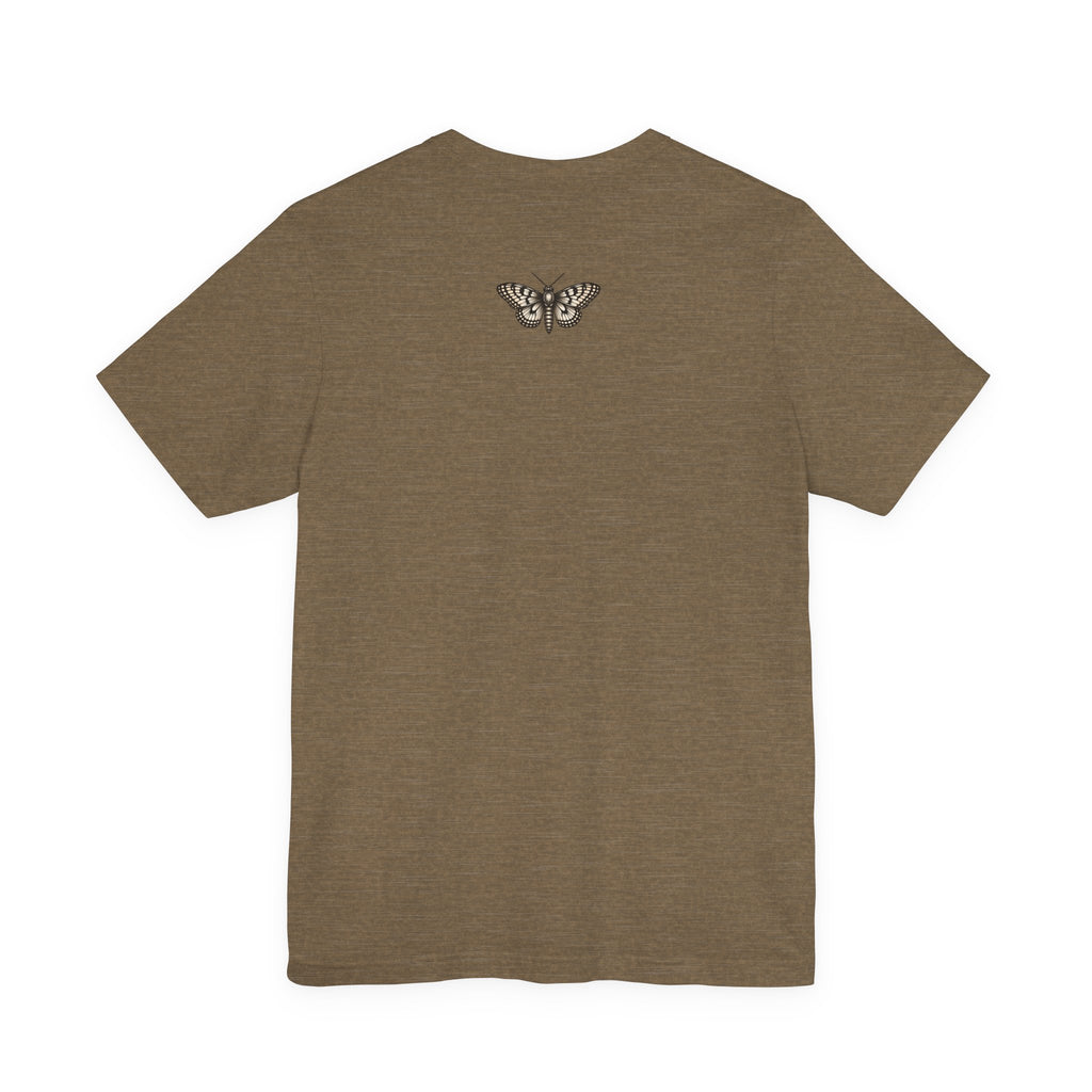 Gothic Botanical 'Look Don't Touch' Tee | Dark Floral Illustration
