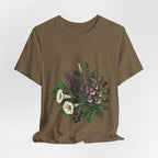 Gothic Botanical 'Look Don't Touch' Tee | Dark Floral Illustration