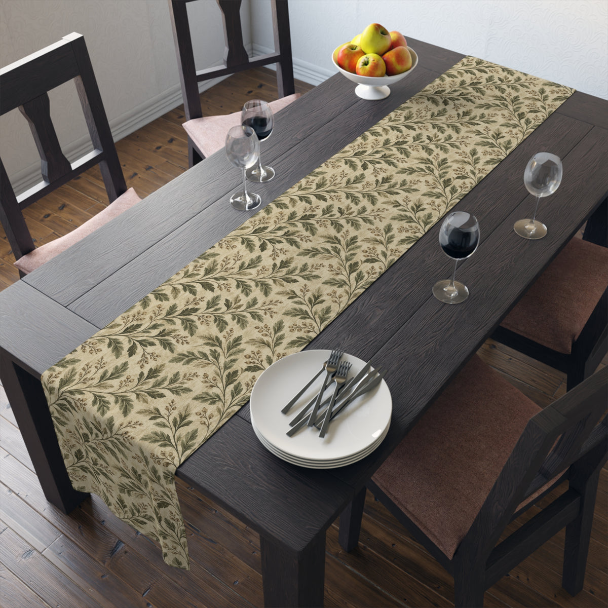 Quiet Grove Cotton Twill Table Runner | The Fall Collection