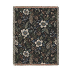 Midnight Garden Woven Blanket | The Winter House Collection