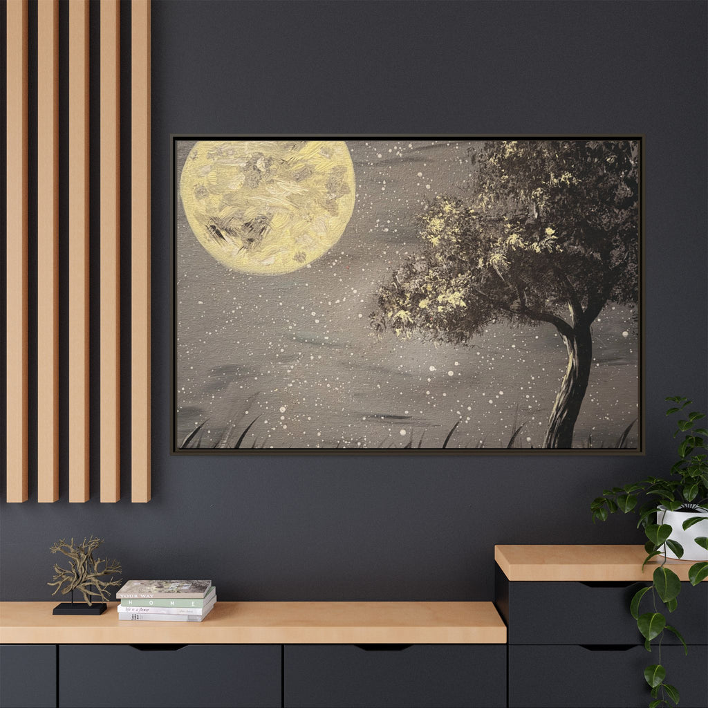 Thieves Moon — Framed Canvas Wall Art | Celestial Night Landscape — view 15