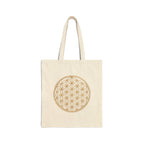 Flower of Life sacred geometry cotton canvas tote by Abbey Johanna.