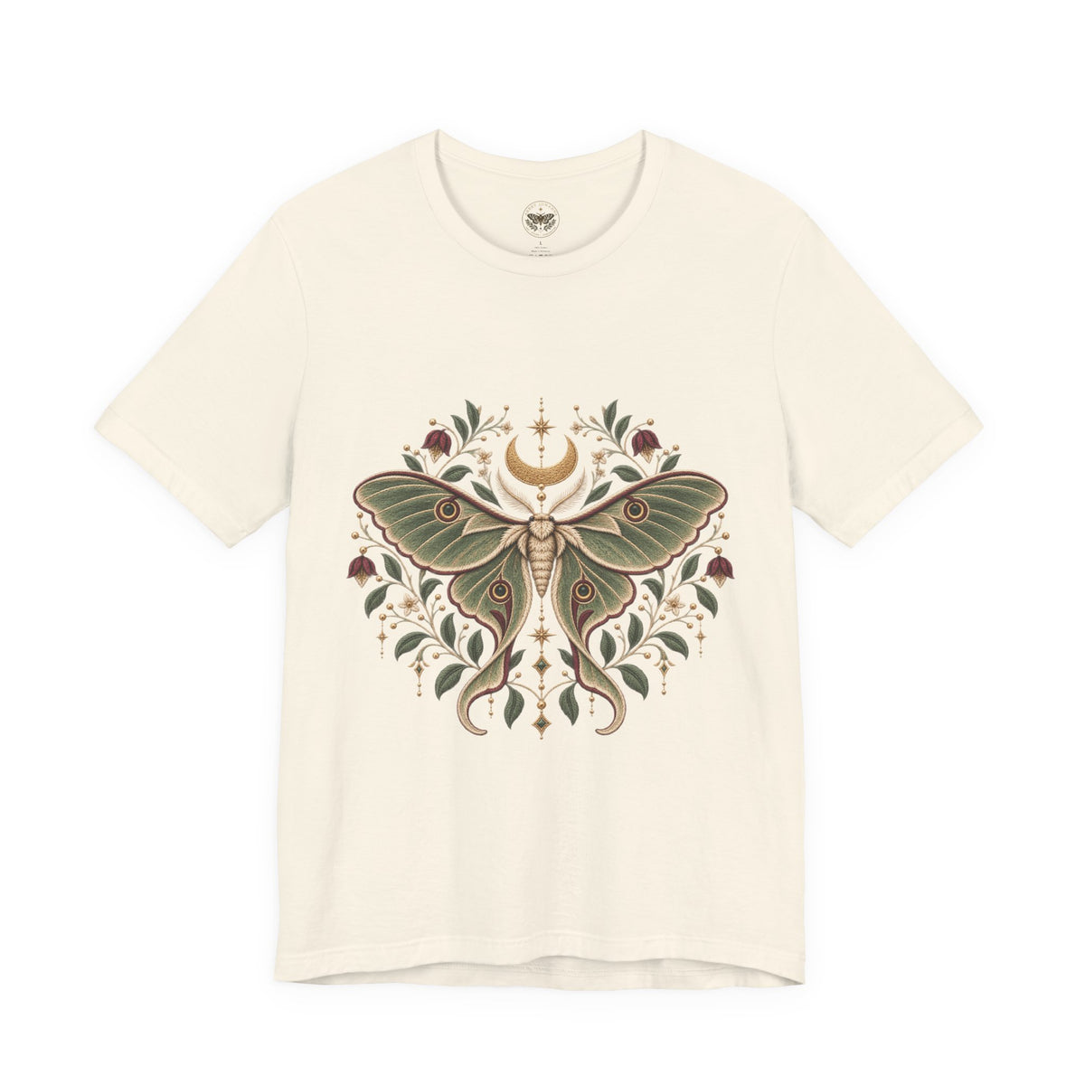 Stag Beetle Wreath | Gothic Botanicals Tee