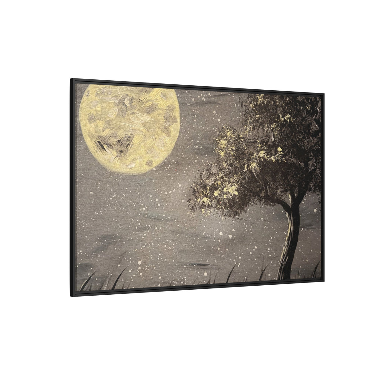 Thieves Moon — Framed Canvas Wall Art | Celestial Night Landscape — view 16