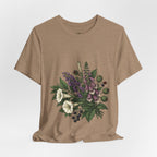 Gothic Botanical 'Look Don't Touch' Tee | Dark Floral Illustration