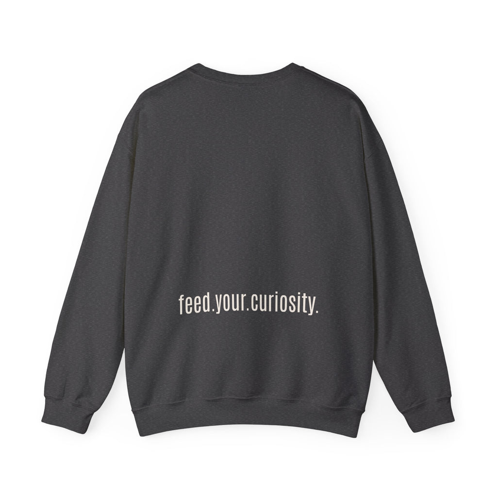 Traditional Tattoo-Style Crane Illustration Sweatshirt | Vintage Flash, Limited Palette — view 63