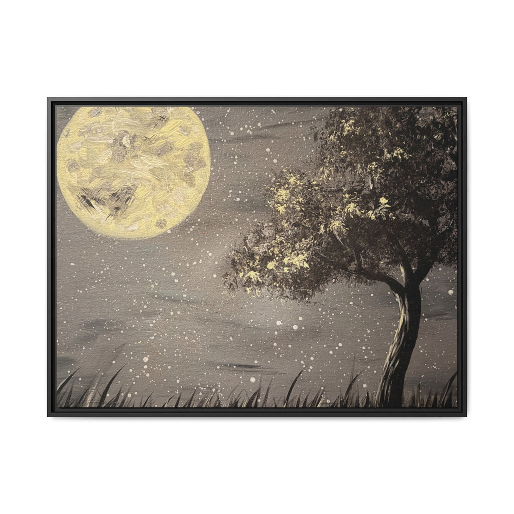 Thieves Moon — Framed Canvas Wall Art | Celestial Night Landscape — view 8