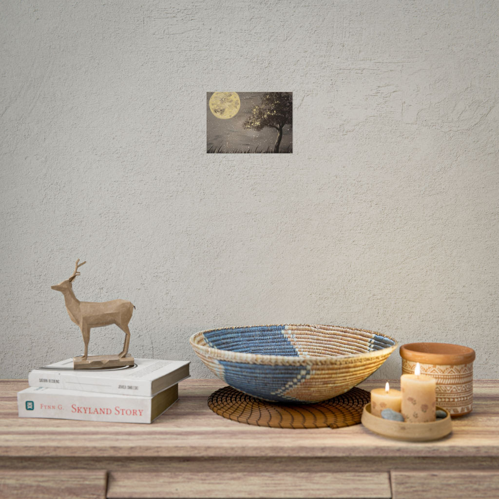 Thieves Moon – Moon Wall Art Print | Celestial Night Landscape | Moody Fine Art — view 10