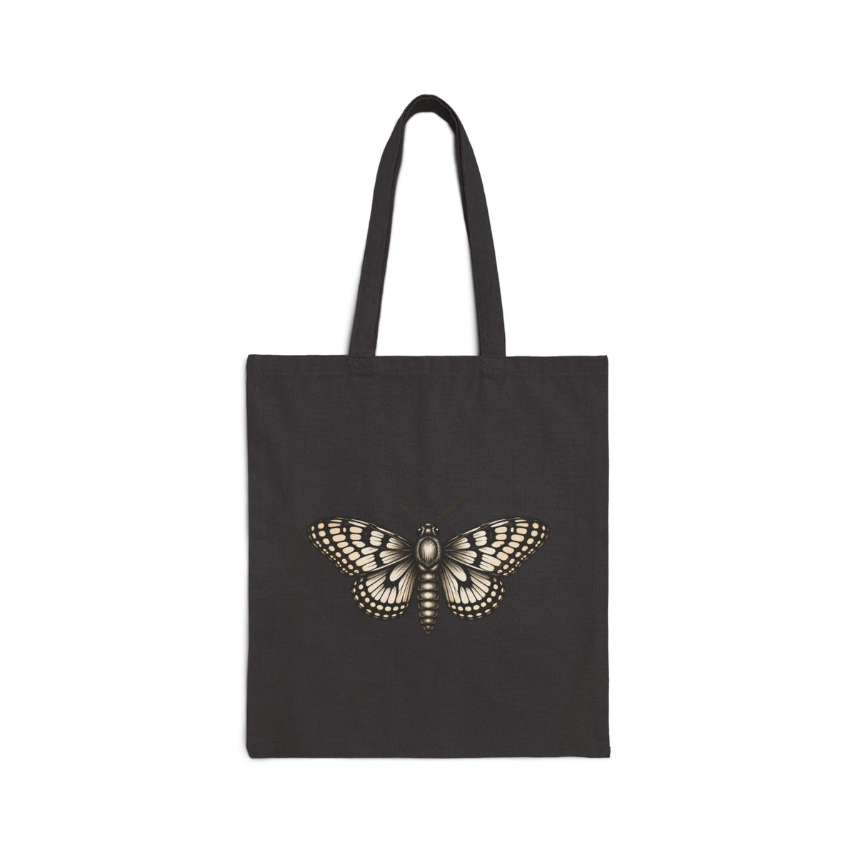Cute Moth — Cotton Canvas Tote Bag | Abbey Johanna — view 7