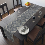Frosted Relic Cotton Twill Table Runner | The Winter House Collection