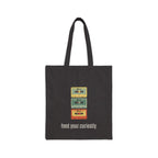 Retro Cassette Canvas Tote | Vintage Music Bag — product image 2